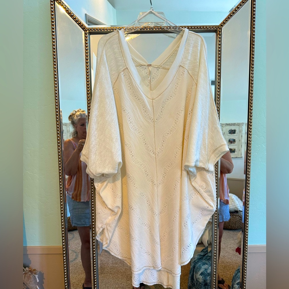 Elegant Cream Women's Top